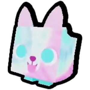 tie dye corgi pet simulator x