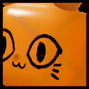 huge orange balloon cat value pet simulator x